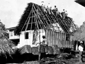 Roof Thatching Party - Guampedia