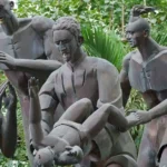 The San Vitores Shrine statue, photo taken by Victor Consaga.