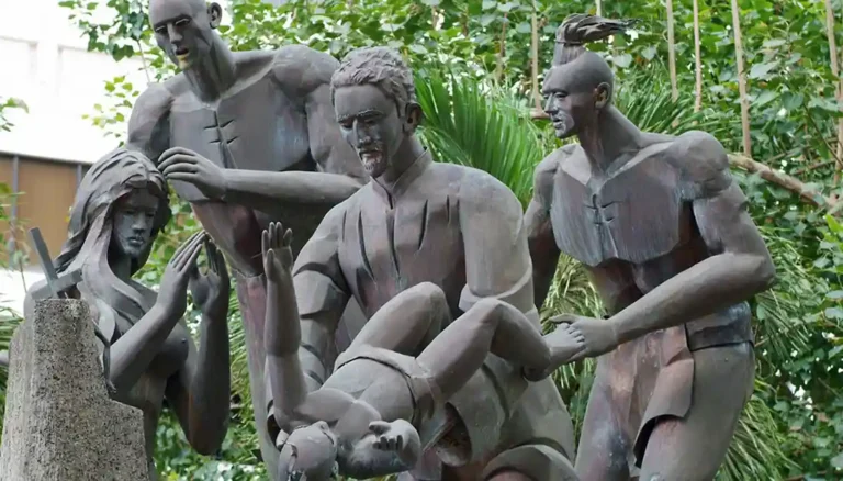 The San Vitores Shrine statue, photo taken by Victor Consaga.