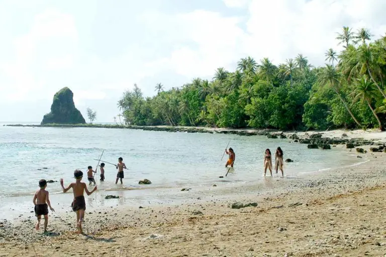 The CHamoru Society. Photo by Victor Consaga at Guampedia filming of I Tinituhon.