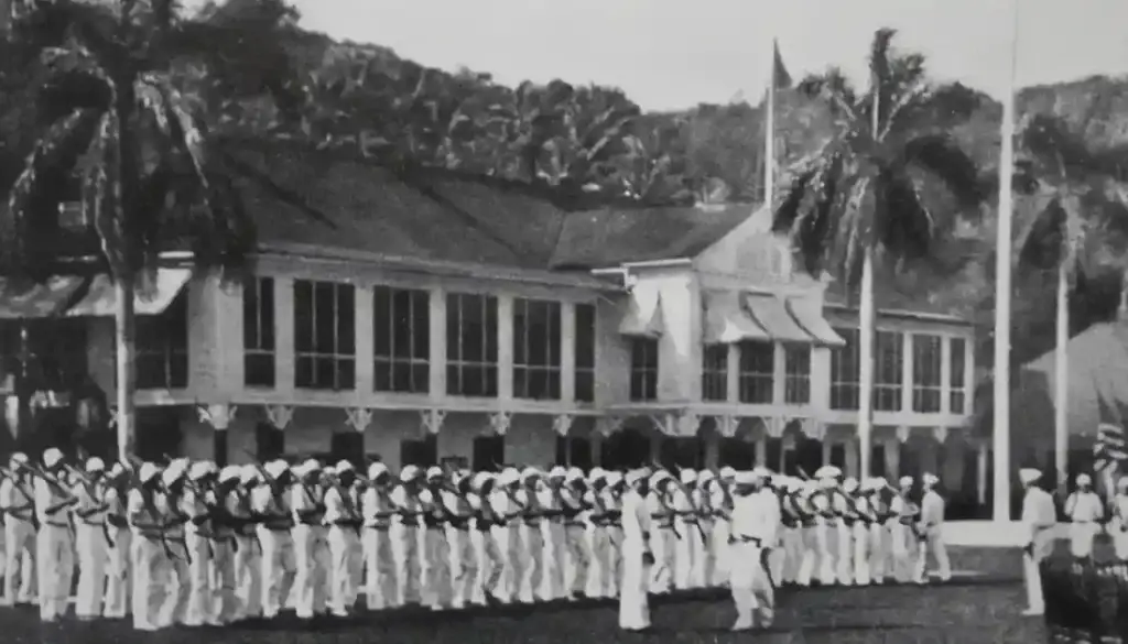 Guam Militia Inspection