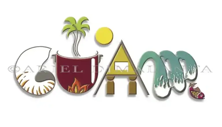 Guam Census 2000 Ariel Dimalanta, well known Guam graphic artist, designed this logo for the Guam Census in 2000. Ariel Dimalanta/Ariel & Company