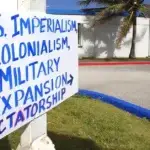 Litekyan (Ritidian) Protest Sign
