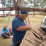 Pole and Thatch Weaving