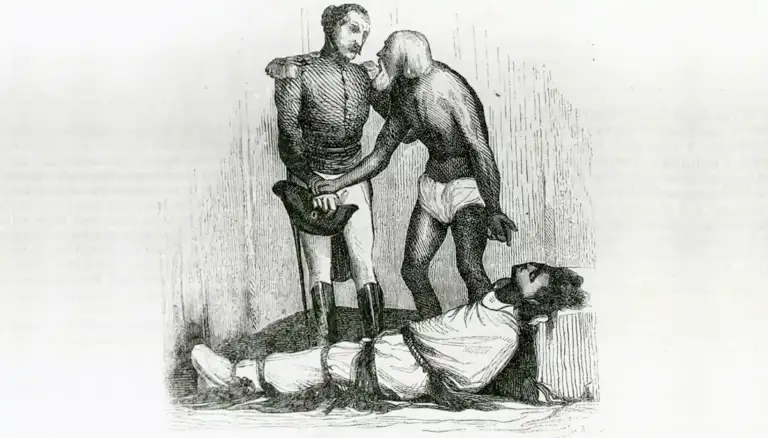 Sargento Mayor Luís de Torres, of the early 1800's, tried to rebuild the island's population after devastating infections. Image courtesy of the Micronesian Area Research Center (MARC) collection.