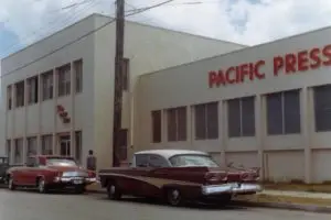 Governor Joseph Flores' Pacific Press. Courtesy of Philip Flores.