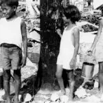 Children in Agana after the liberation of Guam 1944