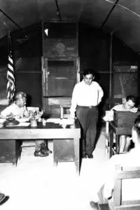 Eduardo Jake Calvo was Speaker of the House of Assembly after World War II. Micronesian Area Research Center (MARC), University of Guam.