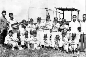 In 1968, just a year after Guam Little League became officially chartered, Guam Babe Ruth also became officially chartered for its 16-18-year-old division. James Ferrante was the first commissioner of the league, although Pete Rosario, Public Safety Commissioner, and Juan Garcia, Agana Heights mayor, were also instrumental in starting up the league.