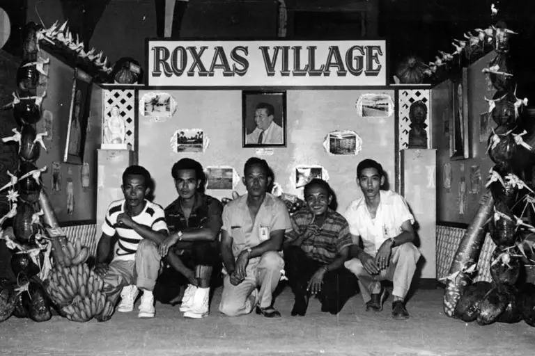 Camp Roxas workers, 1958