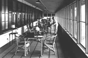 Pan American Hotel Porch.