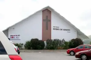 The Guam Micronesia Mission of Seventh-day Adventists opened this Seventh-day Adventist Church located in Agana Heights June 11, 1960. It was dedicated to Ana T. Gay who provided the land for the facility.