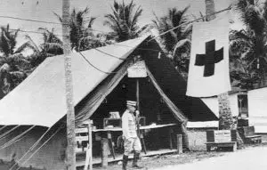American Red Cross Station, 1917. Don Farrell collection