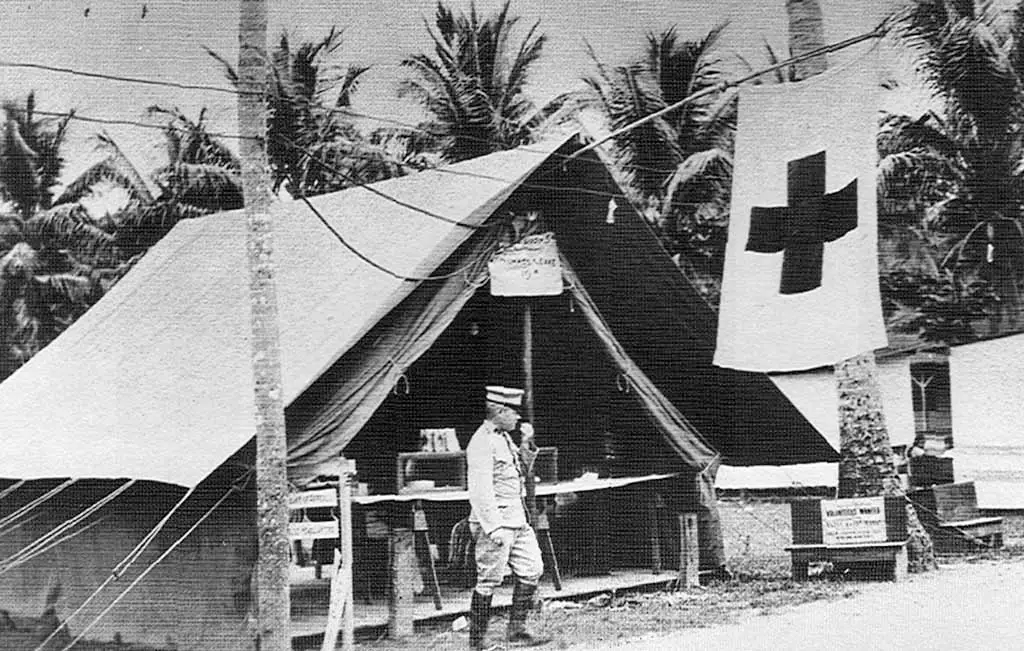 American Red Cross Station, 1917. Don Farrell collection