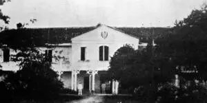 At the time of the American capture of Guam in June 1898, the Spanish-built Governor's Palace was in a deteriorated condition.