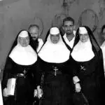 Three Pioneer Sisters of Mercy with Clergy