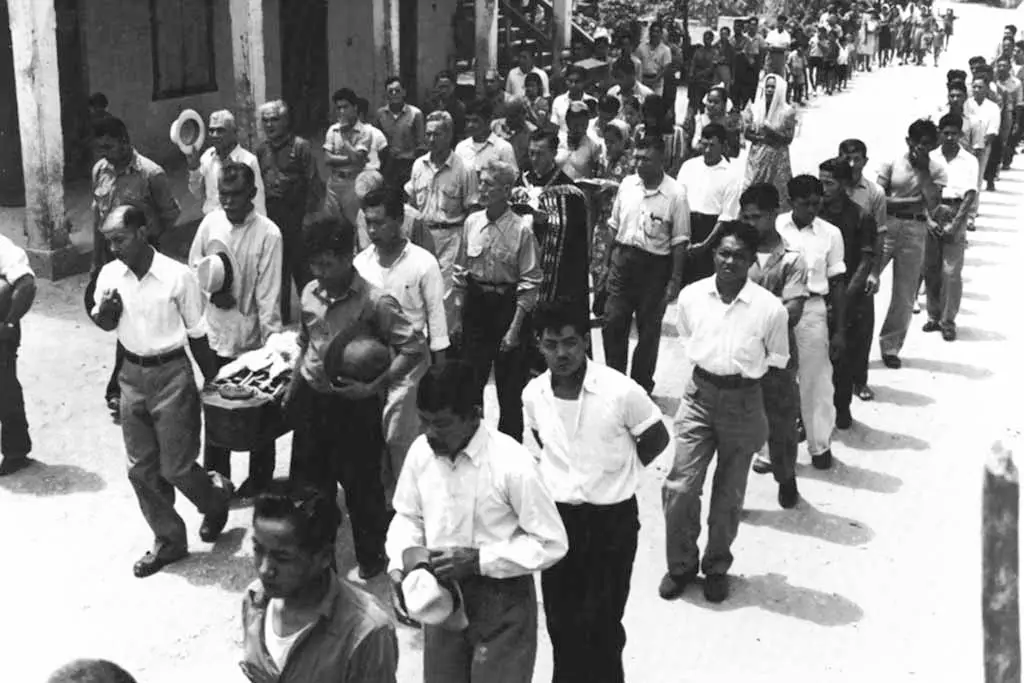 Father Duenas Funeral Procession - Guampedia