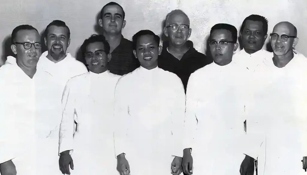 In 1959 the Stigmatines, who had founded Father Duenas Memorial School, left Guam. The school then became the responsibility of the Capuchins.