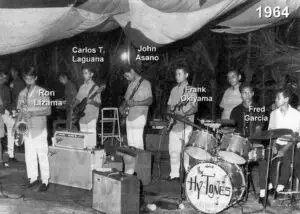 At a young age Carlos T. Laguana, son of Carlos C. Laguana, began playing in bands at parties.