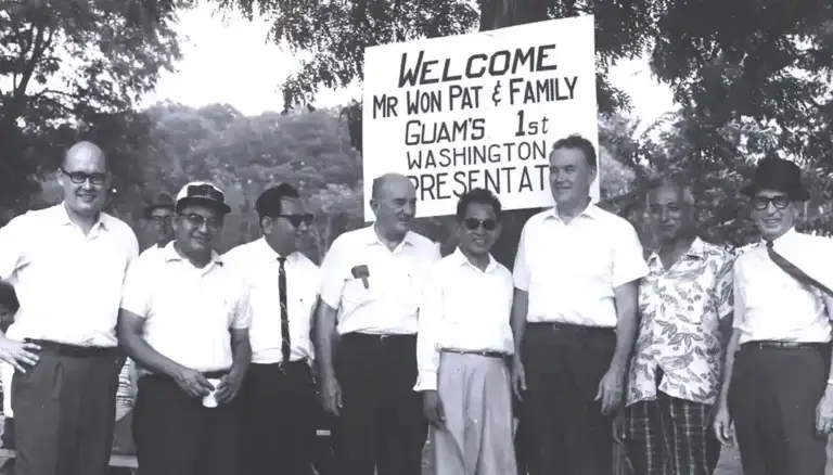 Won Pat As First Delegate to Congress