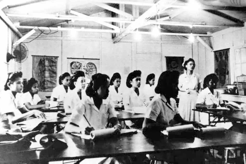 Nursing Class, 1946. MARC collection.