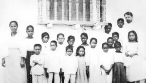 The first Chamorro Protestant congregation on Guam was started in August of 1899. Micronesian Seminar (MicSem) collection.