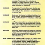 Proclamation for GM Sanchez from Mayor Peyton 2003 copy