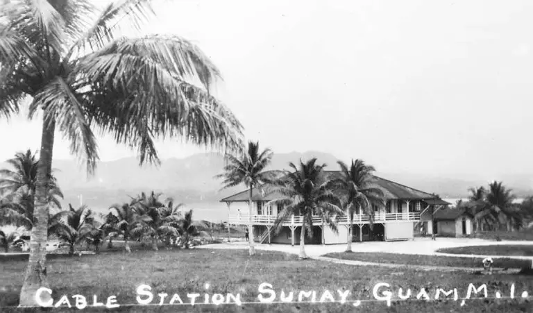 The Cable Station Sumay, Guam. Margaret Laurenson Collection (1926 - 1928).