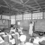 Maxwell [Sumai] School, Interior. Photo courtesy of James Oelke-Farley from the National Archives.