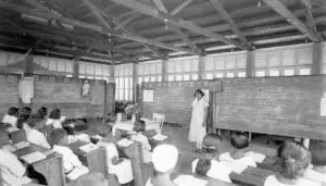 Maxwell [Sumai] School, Interior. Photo courtesy of James Oelke-Farley from the National Archives.