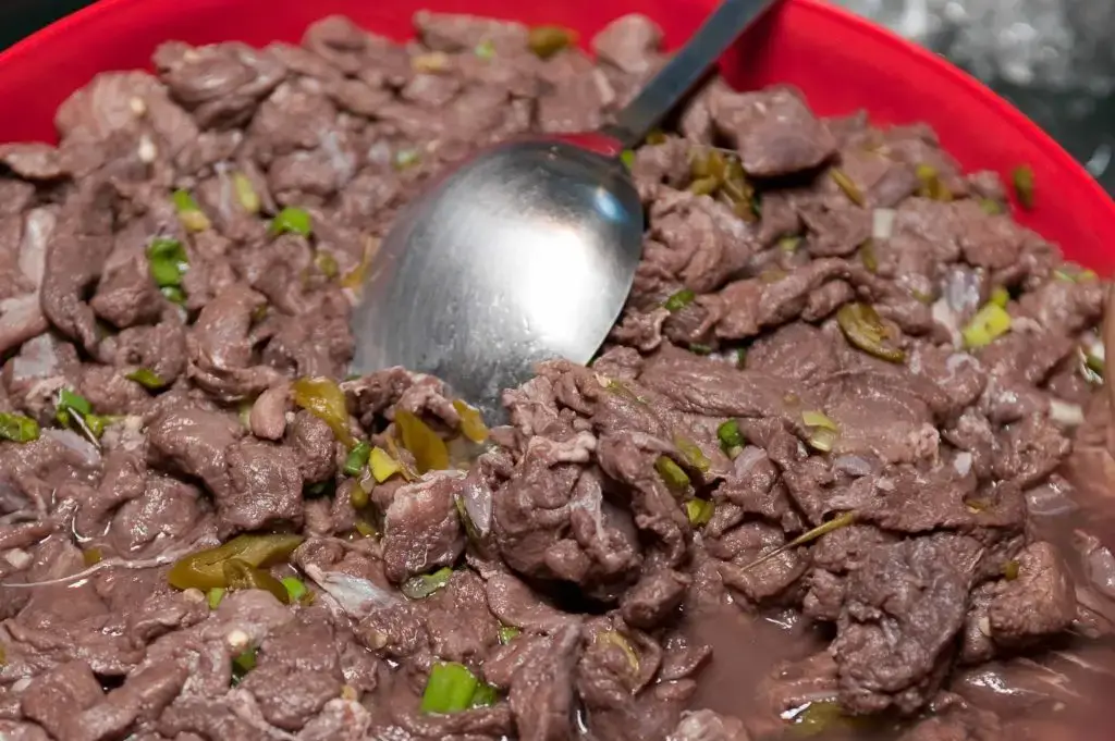 Kelaguen: Meat, Chicken or Seafood with Lemon