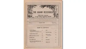 Guam Recorder, January 1927