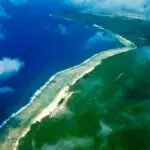 Tarague entry Figure 1. An Aerial View of Tarague – looking east from Mergagan Point to Tagua Point.
