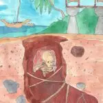 Seated Burial Illustration