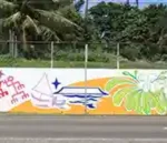 Yigo Village Mural Designed by Greg Flores