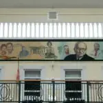 UOG Business Building Mural by Greg Flores