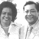 Concepcion "Chong"  Cruz Barrett and Governor Carlos G