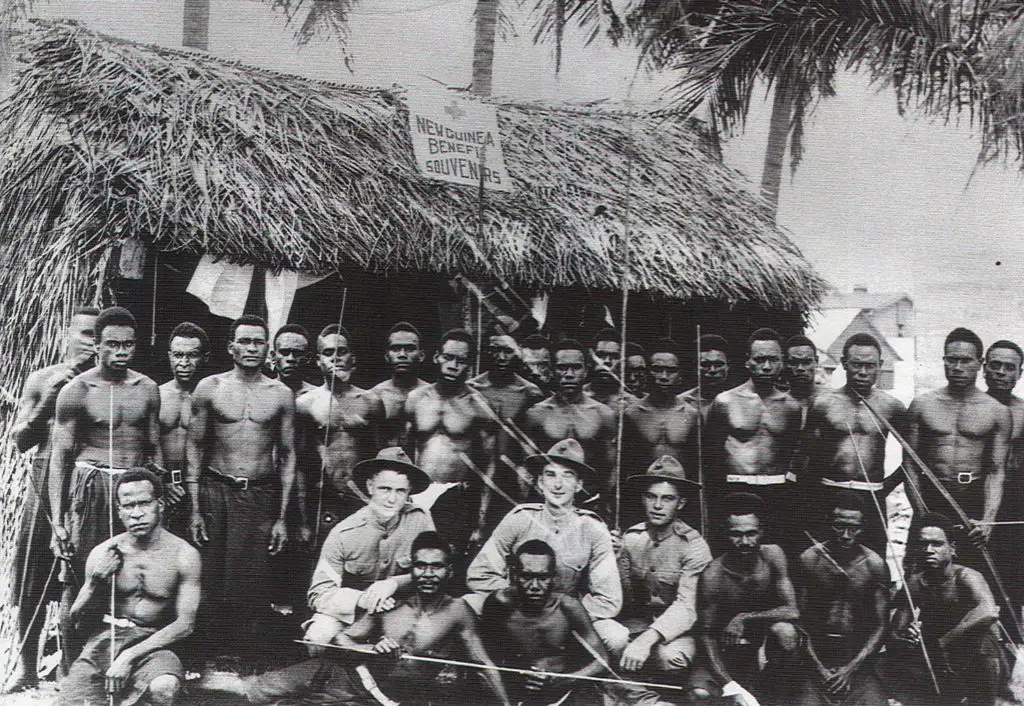 The Cormoran had several Chinese and many Papua New Guineans laborers as part of its crew. The crew stayed on Guam from 1914 to 1917. Photo courtesy of Don Farrell.