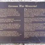 German POW Monument Plaque