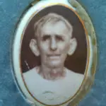 Paul Grey's tombstone photo. Courtesy of the Grey Family Collection.