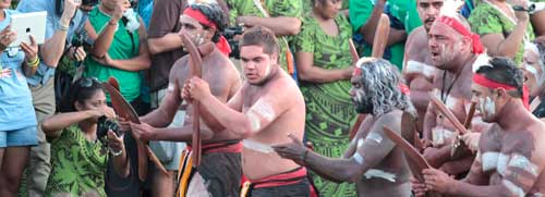Australian delegates, FestPac 2012 Solomon Islands. Photo by Ron J. Castro.