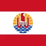 Flag of French Polynesia (Tahiti)