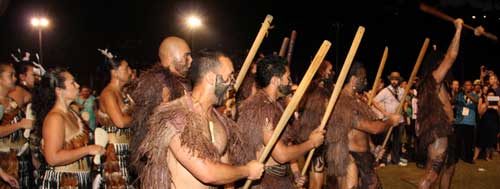 Maori performance at FestPac 2012 hosted by the Solomon Islands. Photo by Ron. J. Castro.