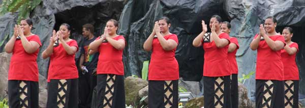 American Samoa at the 11th Festival of the Pacific Arts (FestPac) in Solomon Islands, 2012. Photo by Ron J. Castro.