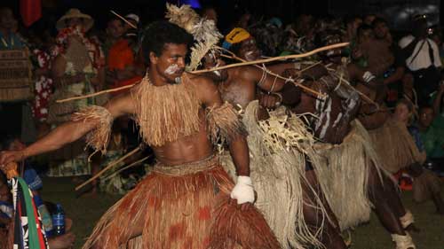 New Caledonia performance at FestPac 2012 Solomon Islands. Photo by Ron J. Castro.