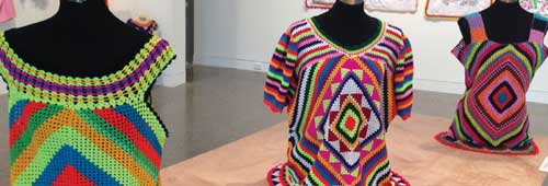 Gatu kolose (Crocheted tops). Courtesy of Samuel Hartnett.