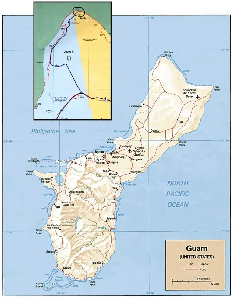 Map 1: Guam, Mariana Islands - Guampedia Map 1: Guam, Mariana Islands