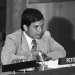 Robert A. Underwood, of the Organization of the People for Indigenous Rights (OPI-R), speaking before the Committee today regarding Guam. 05 August 1982. United Nations Photo # 263295.