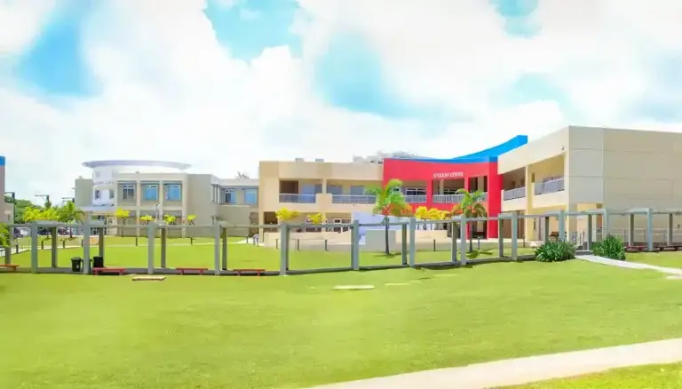 The Guam Community College Campus Student Center and Courtyard, 2018.