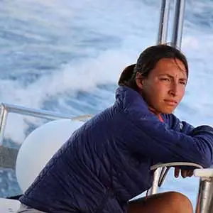 Christy Starsinic is a graduate student at the University of Guam Marine Lab. She is studying the resilience of coral reefs against stressors throughout Micronesia.